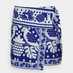 Farm Rio Women's Blue Skirt